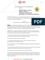 Plano Diretor de Manaus estabelece estratégias de desenvolvimento sustentável