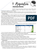 Depressão e distimia: epidemiologia, etiologia e sintomas