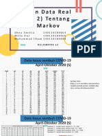 Rantai Markov Untuk Terapan Data Real