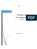 Trabajo de Investigación: Control I