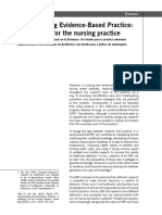 Implementing Evidence-Based Practice: A Challenge For The Nursing Practice