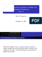 Chapter 4. Continuous Random Variables and Probability Distribution