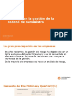 El Riesgo en La Gestión de La Cadena de Suministro