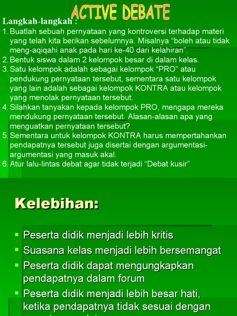 Metode Debat | PDF