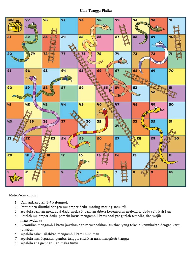 Permainan Ular Tangga Fisika Edukasi | PDF