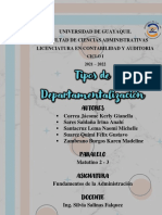 Tipos de Departamentalización - GRUPO#1 