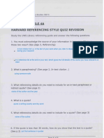 EAP5 Week 4 Tue F4a - Harvard Referencing Style Quiz Revision - NO ANSWER