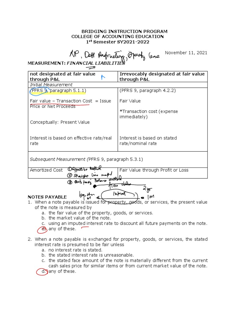 BIP-Week-13-14-with Notes | PDF | Lease | Fair Value