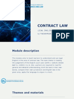 Legal English - Contract Law