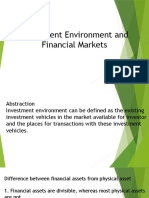 Investment Environment and Financial Markets