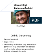 Kuliah Gerontologi Dan Sindroma Geriatri 2015 - Maria Widagdo