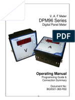 BGX501-383 R02 DPM96 V A F Meters