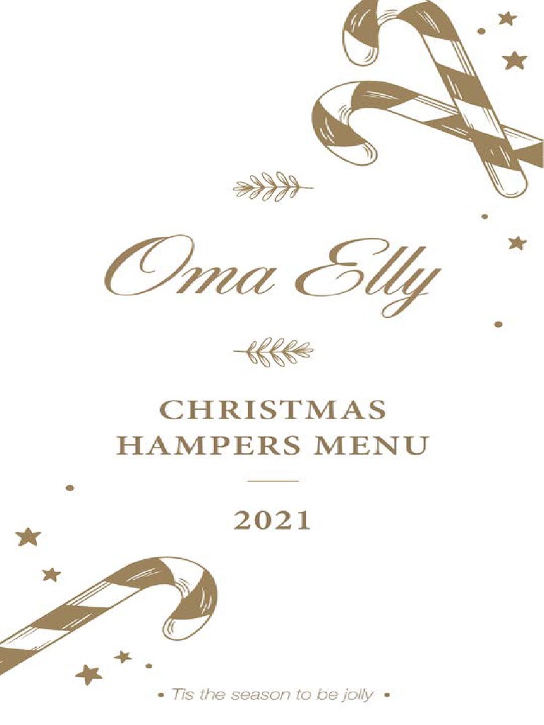 Hampers Menu 2021 Christmas | PDF | Chocolate | Cakes