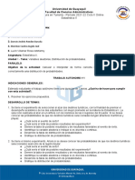 Unidad 1 Tarea 1 - Variables Aleatorias. Distribución de Probabilidades.