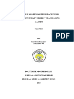 Effect of Compensation on Employee Performance at PT. Hasjrat Abadi Cabang Manado