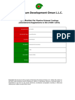 Pipeline Coating Specification Updates