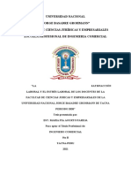 Satisfacción y estrés de docentes UNJBG Tacna