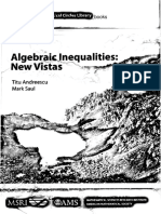 Algebraic Inequalities New Vistas by Andreescu Titu Z-Liborg