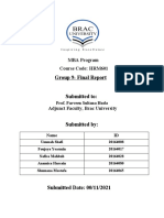 HRM601 Group 9 Final Report