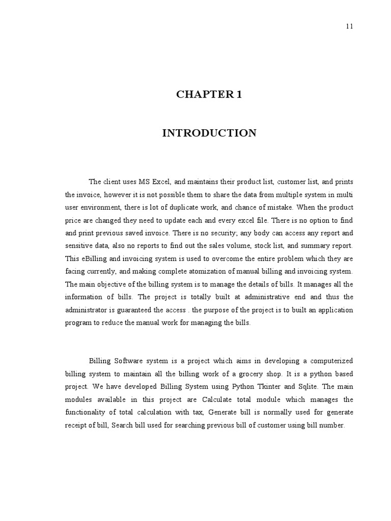 Mini Project Report | PDF | Python (Programming Language) | Invoice