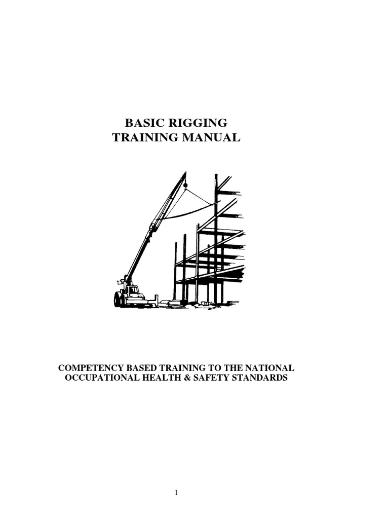 Basic Rigging Manual PDF Occupational Safety And Health Friction