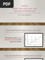 Short-Run and Long-Run Analysis of Production