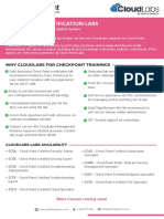 Check Point Certification Labs: Why Cloudlabs For Checkpoint Trainings