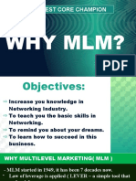 Why MLM ( the Beauty of Leverage )