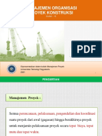 Materi Pertemuan 4 (Manajemen Organisasi Proyek (2021)