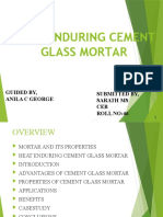 Heat Enduring Cement Glass Mortar-ppt