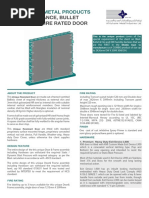 Blast Resistance, Bullet Resistant & Fire Rated Door: Engineering Metal Products