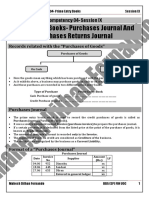 Prime Entry Books-Purchases Journal and Purchases Returns Journal