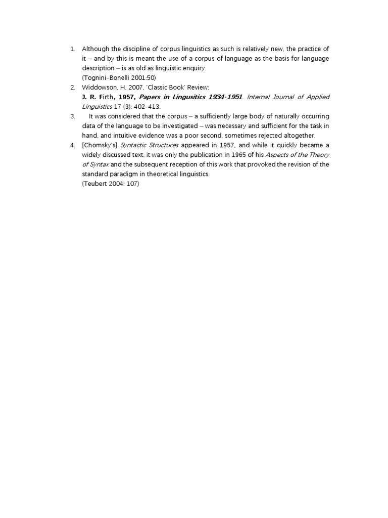 Internal Journal of Applied Linguistics: J. R. Firth, 1957 | PDF