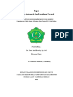Paper Asuhan Antenatal Dan Persalinan Normal: Pembimbing: Dr. Putri Aini Daulay SP, OG Disusun Oleh