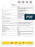 MSDS GOFOS - Powder