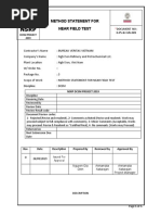 Method Statement For Near Field Test: DCSM Project 2019