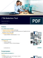 Release Notes TIA Selection Tool de