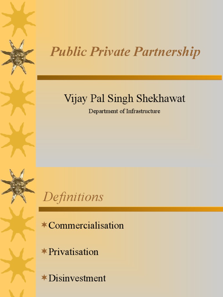 Overview of Public-Private Partnerships | PDF | Public–Private ...