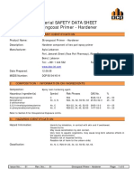 MSDS Strongcoat Primer Hardener