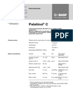 Palatinol C: Technical Leaflet Petrochemicals