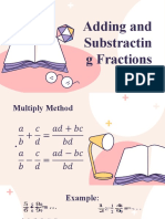 Adding and Substracting Fractions