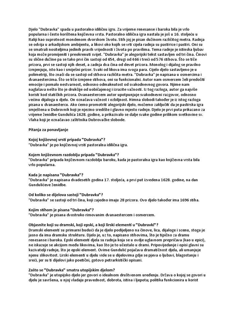 Dubravka PDF