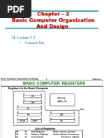 Chapter - 2 Basic Computer Organization and Design: Common Bus