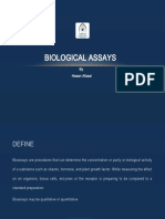 Biological Assays: by Hasan Afzaal