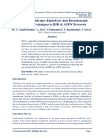 A Survey On Advance Black/Grey Hole Detection and Prevention Techniques in DSR & AODV Protocols