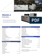 Prime Rating: Genset Technical Data Alternator Technical Data