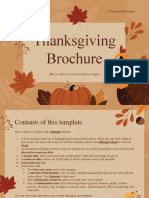 Thanksgiving Brochure