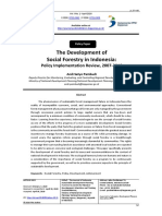 The Development of Social Forestry in Indonesia:: Policy Implementation Review, 2007-2019