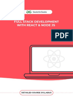 Full Stack Development With React & Node JS: Detailed Course Syllabus