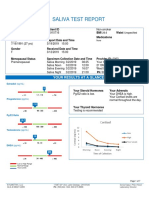 Saliva Test Report: Your Results at A Glance